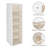 6 Pair Stackable Shoe Storage Cabinet