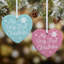Ornement de Noël personnalisable «My First First Baby», bleu, 2025-121115648