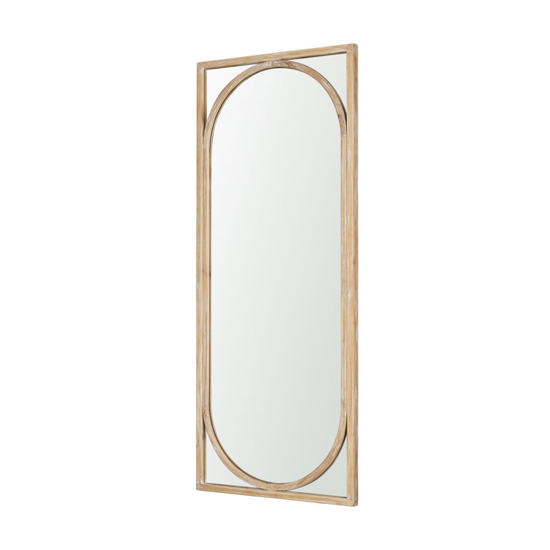 Longino Solid Wood Rectangle Mirror