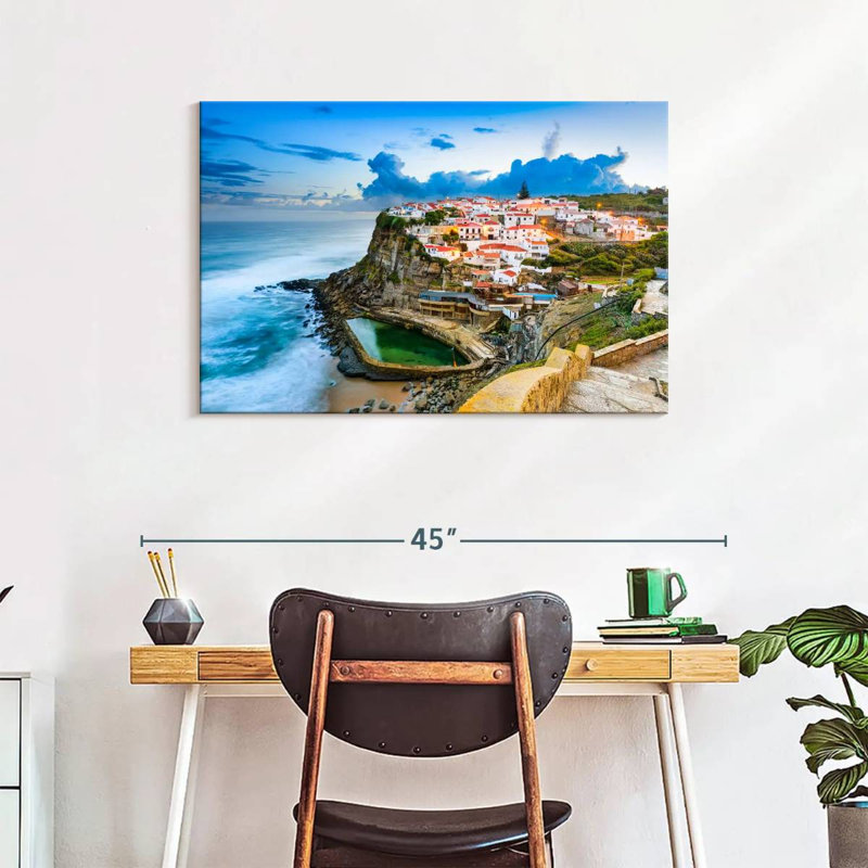 Nicci Azenhas Do Mar Seascape, 24" H x 36" W