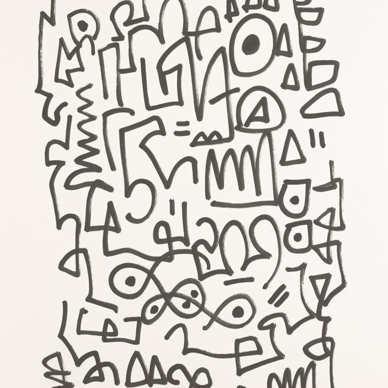 Sqwig Painting by Dan Hobday, 60" H x 40" W x 2.5" D