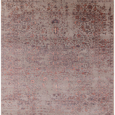 Tapis oriental brun clair Huguley