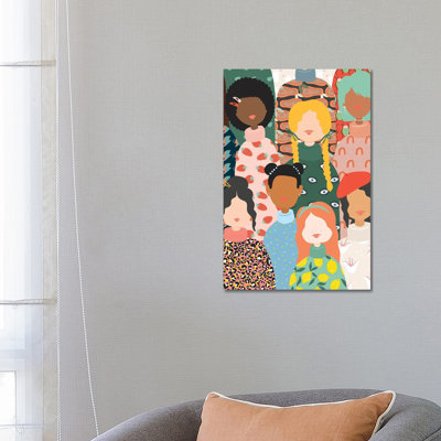 Band Of Women by The Beau Studio - Wrapped Canvas Print
