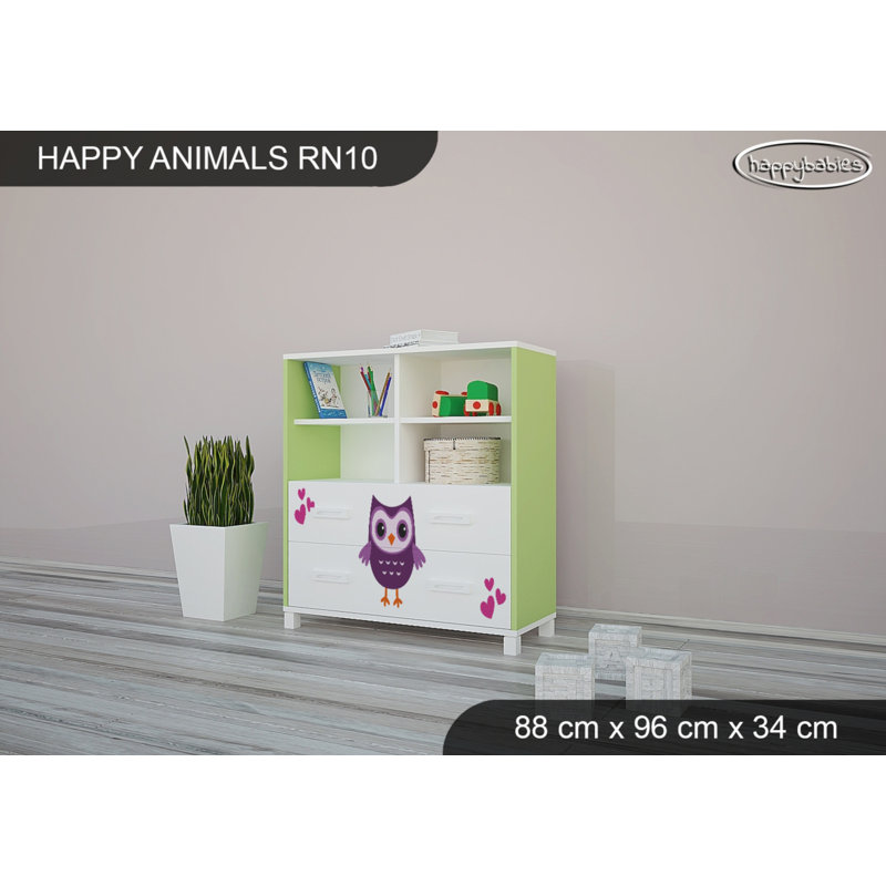 88cm W Kids Cube, Green