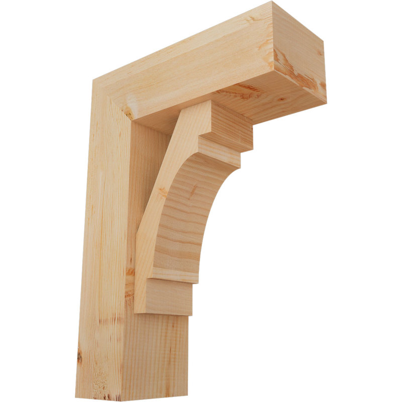 Support Merced Block avec support décalé, 28 x 20, Sapin Douglas de l 7 1/2 (lisse)