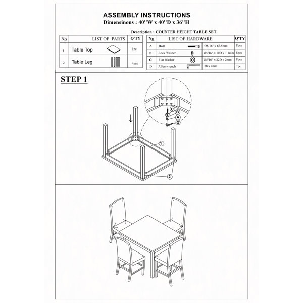 Dimensions du produit