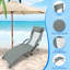 Chaise de plage pliante avec coussins-98834754