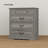 5 Drawers Rustic Accent Chest Cabinet-2020724008