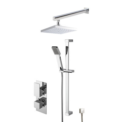 Thermostatic Shower with Dual Shower Head