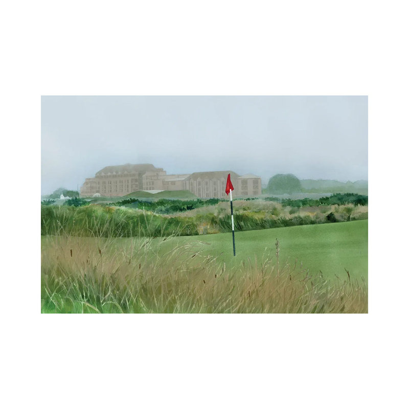 St Andrews Old Course Hotel, Sans cadre, toile, H 8 po x l 12 po