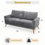 Canapé 68 po Mid-Century Modern-1527590894