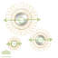 Daisy Rattan Flat Wall Mirror