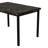 Ryan Milan Faux Marble Top Black Dining Table