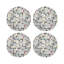 Sous-verres ronds en cuir Mod Confetti Sophisticate-119015267