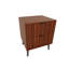 Table de chevet pratique à 2 tiroirs couleur café, grand espace de rangement, bois d'ingénierie, table de chevet de rangement pour chambre à coucher, design fonctionnel brun, essentiel