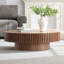 Table basse à tambour moderne de 43,7 pouces de style moderne Handcraft-1584908734