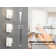 Wall Lamp With Dimmer Switch And USB Charging Port Oval Linear Sleek Lampshade 