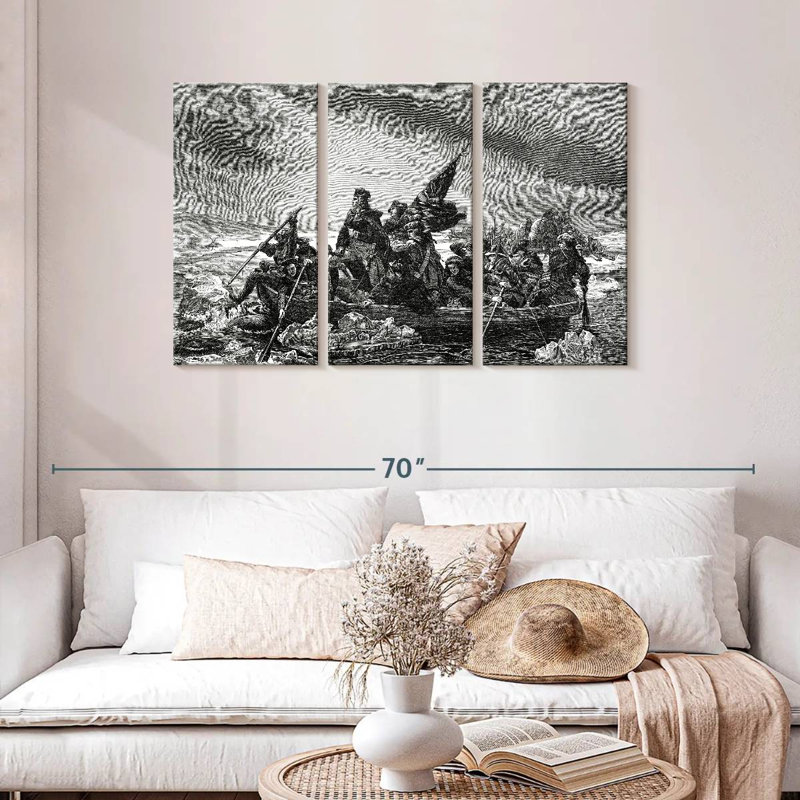 George Washington River, 28" H x 45" W