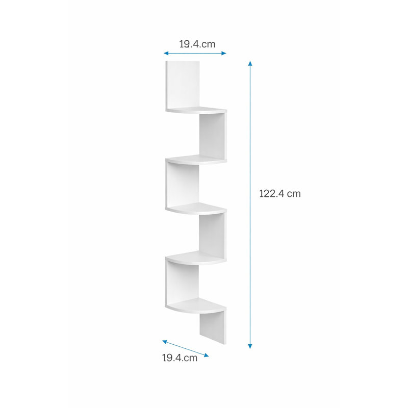 Philon 5 Piece Corner Corner Shelf