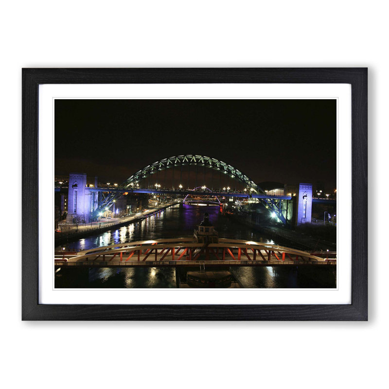 Single Picture Frame Print, Black