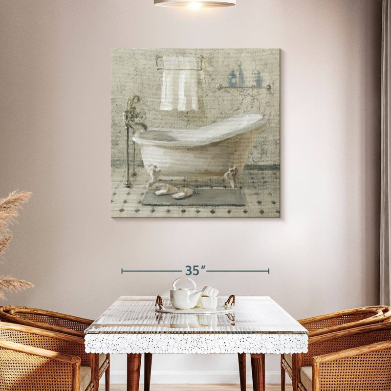 Lilie Victorian Bath II - Neutre, H 39 po x l 39 po