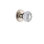 Bouton de porte en cristal Grandeur Circulaire Rosette