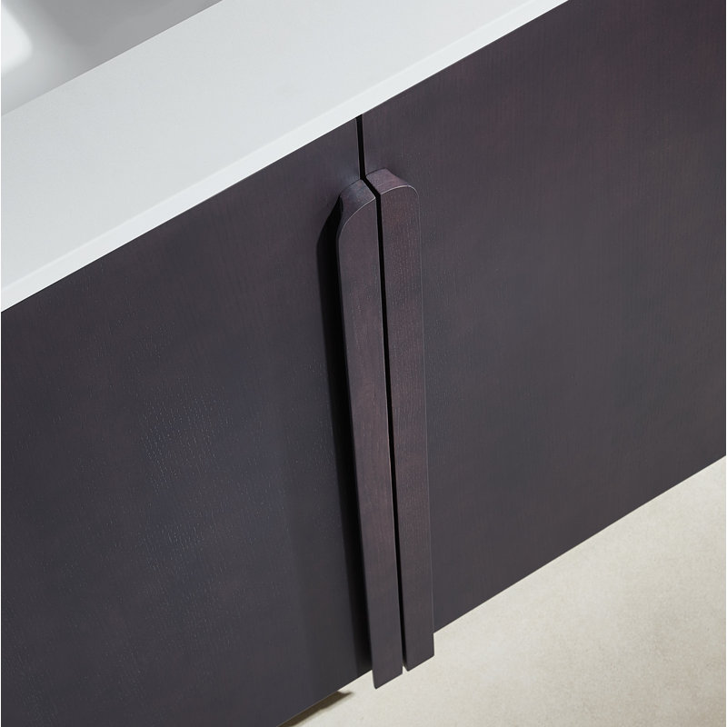 Parma 36" W Single Vanity, Espresso Oak