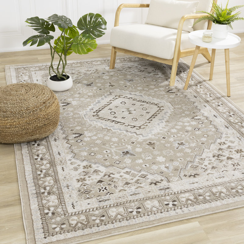 Tapis beige Katsusuke, Rectangle 7 pi 10 po x 10 pi 6 po