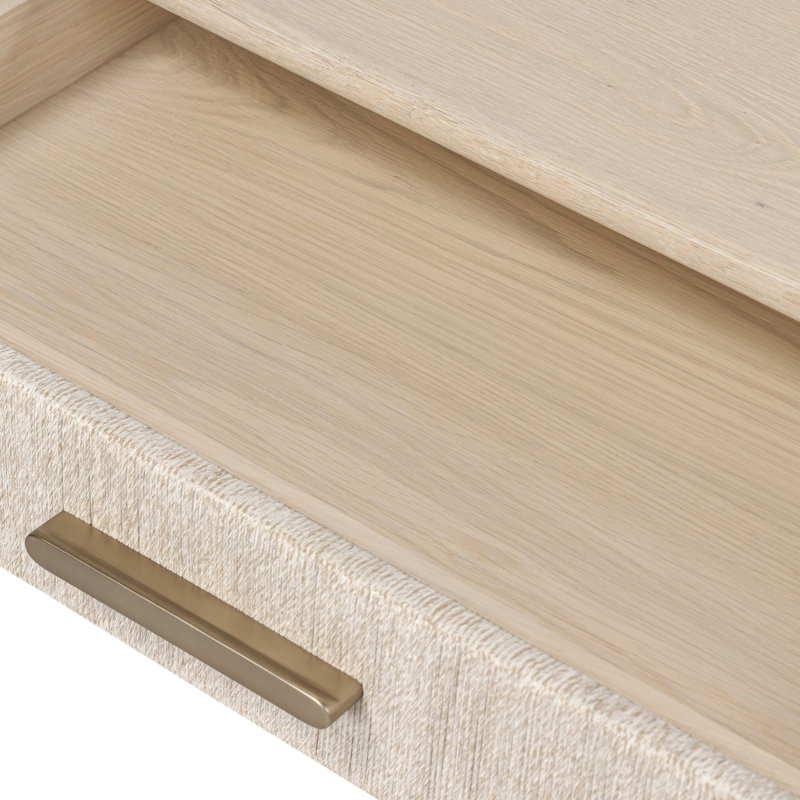 Rosenell Open Nightstand, White