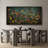 Moody Green Wildflower Florals Modern Decor Extra Large Pictures Framed Canvas Print Wall Art-107118463-111666037