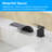 Waterfall Single-Handle Bathroom Faucet Set-121832708