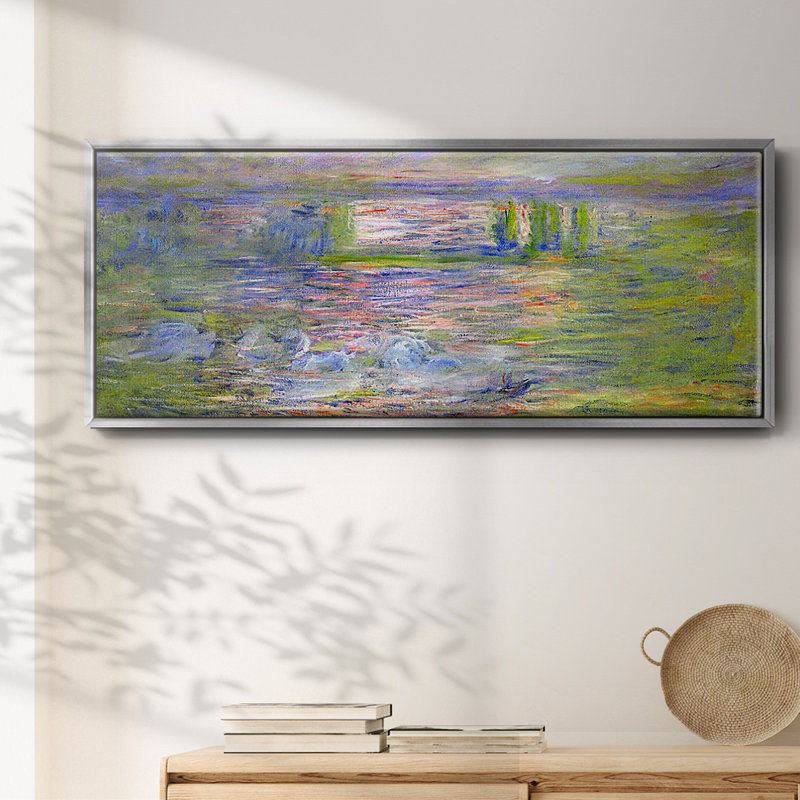 Charing Cross Bridge- Framed Canvas, 12" H x 30" W