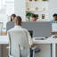Séparateurs de bureau pour travailler debout, écran diviseur de table portable pour bureau, salle de classe, bureau, anti-rayures, acier 48 po x 18 po-430302052