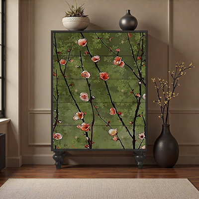 Armoire de rangement à 5 tiroirs French Vintage