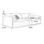 Coussin modulaire 86,61 po vert 100% polyester