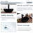 Bathroom Vessel Sink 16"x13" Matte Black Oval Vanity Sinks Egg Shape Porcelain Ceramic Modern Above Counter Vanity Sinks
