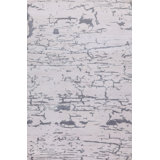 Jasper Hand Woven Silk and Wool Abstract Area Rug