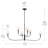  6-Light Classic Shaded Arm Chandelier-111187515-111187514