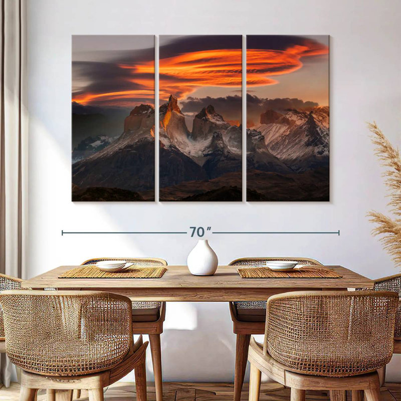 Alvord Lenticular Cloud During Sunset, 28" H x 45" W
