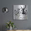Art mural en métal luxueux «Silhouette» par Joachim McMillan, 24 po x 24 po-1717644157