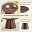 Table basse circulaire en fibre de bois à densité moyenne-1355393482-1606295514