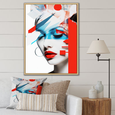 Portrait d'avant-garde - reproduction sur toile