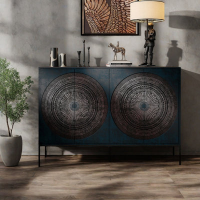 Buffet en bois sculpté rétro Light Light