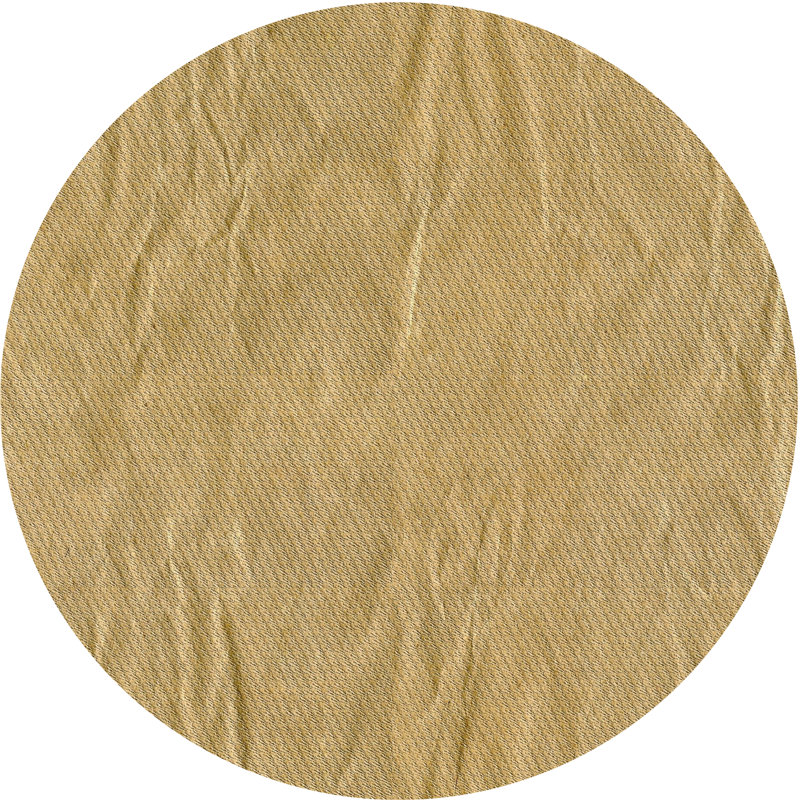 Tapis brun clair Sapir, Rond 6 pi