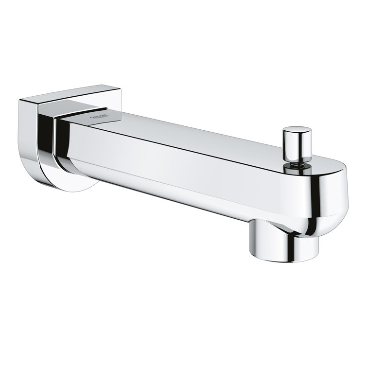 Plus Wall Mounted Tub Spout Trim with Diverter