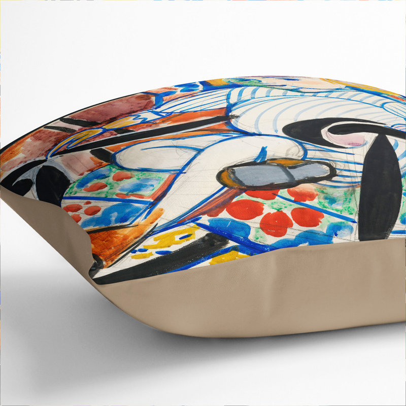Square Cushion, 40cm H x 40cm W x 15cm D, Stone