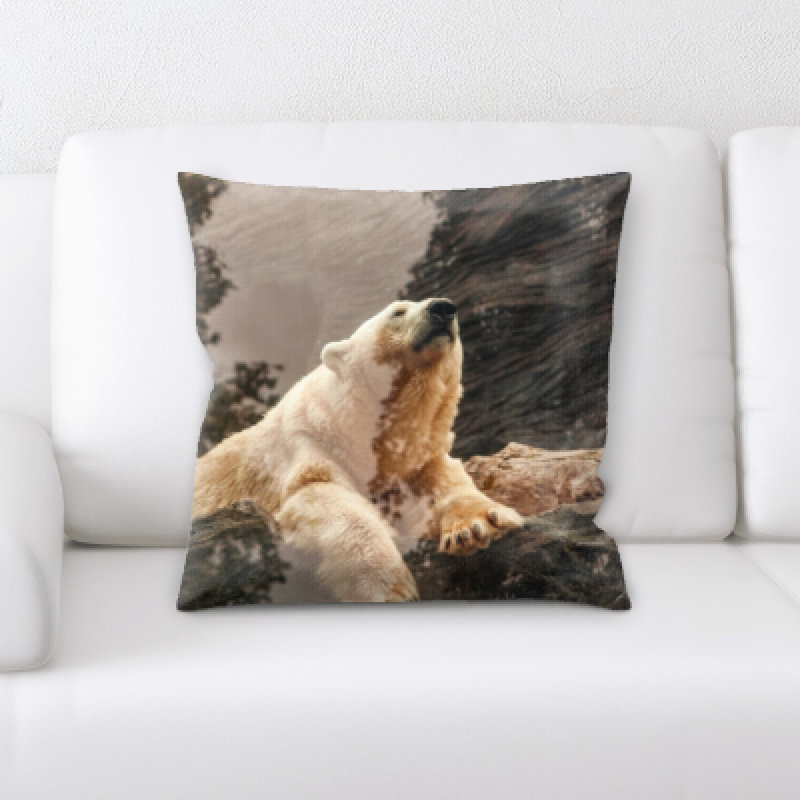 Microsuede Throw Pillow