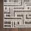 Tapis gris en polyester / polypropylène tissé à la machine Ermie-1983035797