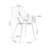 Set Of 2 Accent Arm Chair With Metal Legs-1281837224