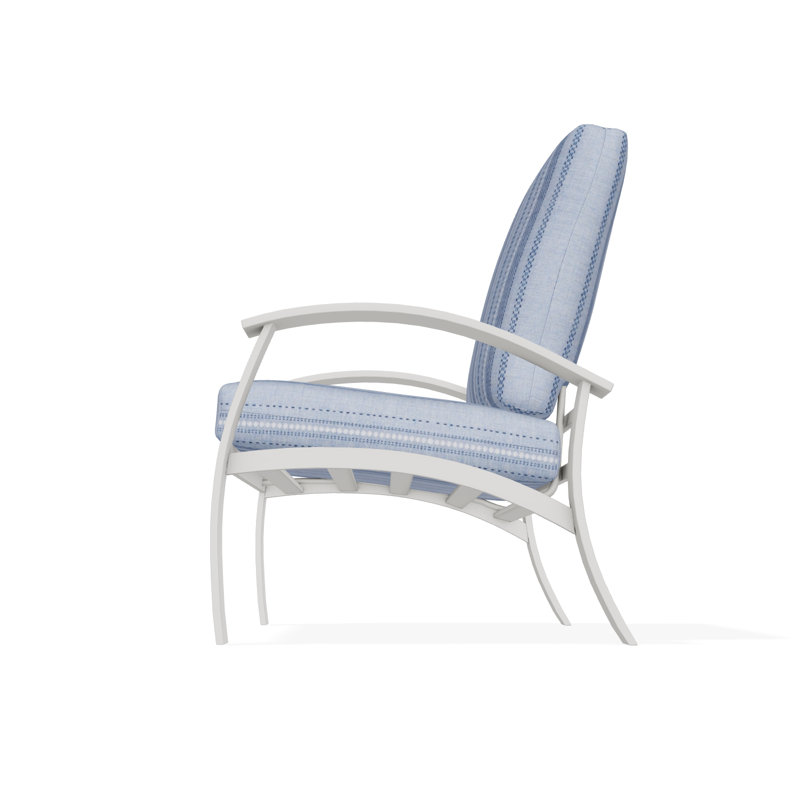 Belle Isle Outdoor Lounge Chair, Huskie, Snow